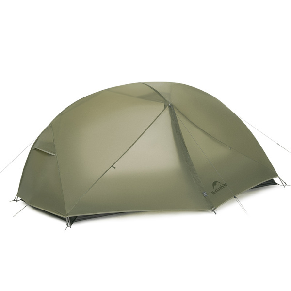 Палатка Naturehike Mongar PRO 2-местная, алюминиевый каркас, олива (зеленая)