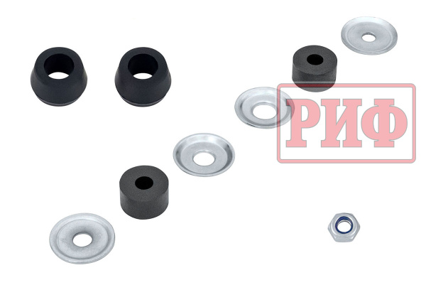 Амортизатор усиленный РИФ задний газовый Toyota Land Cruiser 80/105 лифт 100 мм