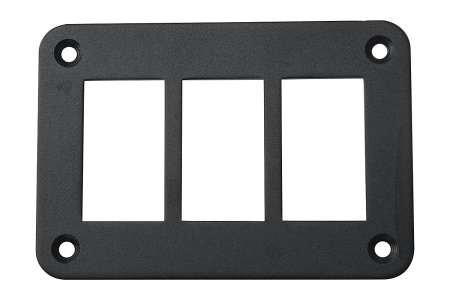 Панель кнопок монтажная три отверстия