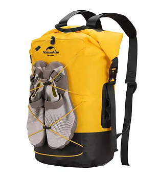 Рюкзак туристический Naturehike 30 л, ПВХ, желтый