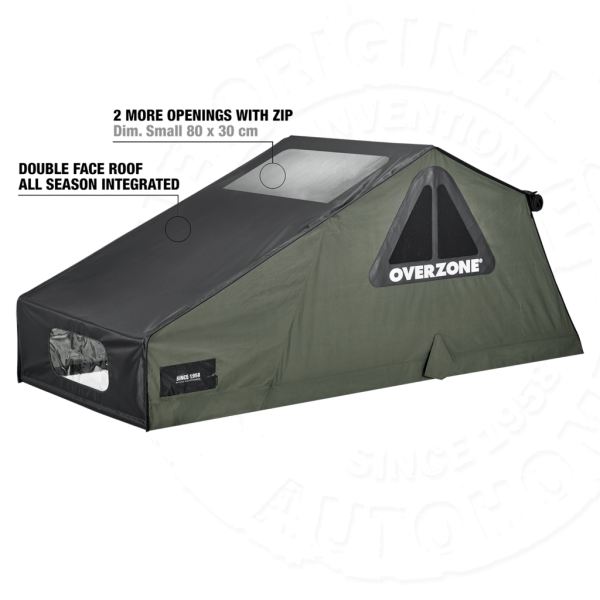 1.1 Палатка на крышу автомобиля AUTOHOME OVERZONE SMALL STANDARD, тент песочный, лестница 220 мм 1.1 Палатка на крышу автомобиля AUTOHOME OVERZONE SMALL STANDARD, тент песочный, лестница 220 мм