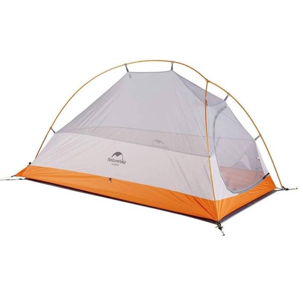 Палатка Naturehike Cloud Up Base 1-местная, алюминиевый каркас, оранжевая