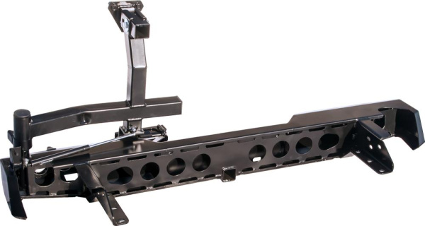 Бампер РИФ задний Nissan Navara D40 с фаркопом и креплением запасного колеса Бампер РИФ задний Nissan Navara D40 с фаркопом и креплением запасного колеса