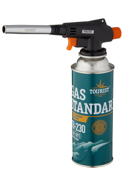 1 Резак газовый TOURIST FOCUS с пьезоподжигом, с соплом паяльного типа 1 Резак газовый TOURIST FOCUS с пьезоподжигом, с соплом паяльного типа