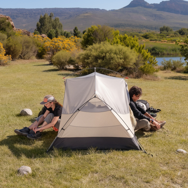 Палатка Naturehike Mongar PRO 2-местная, алюминиевый каркас, олива (зеленая)