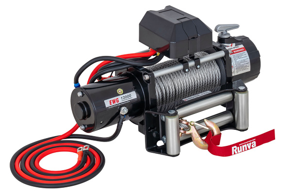 Лебёдка электрическая 12V Magnum 12000 lbs 5700 кг (стальной трос) Лебёдка электрическая 12V Magnum 12000 lbs 5700 кг (стальной трос)