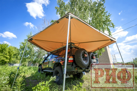 Маркиза автомобильная РИФ веерная 2,5х2,0 м (левая) Маркиза автомобильная РИФ веерная 2,5х2,0 м (левая)