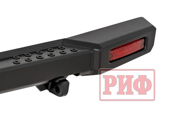 Бампер РИФ силовой задний УАЗ Буханка с фонарями, возможн. уст. фаркопа, стандарт Бампер РИФ силовой задний УАЗ Буханка с фонарями, возможн. уст. фаркопа, стандарт