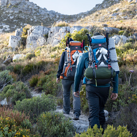 Рюкзак туристический Naturehike 70 л, темно-синий