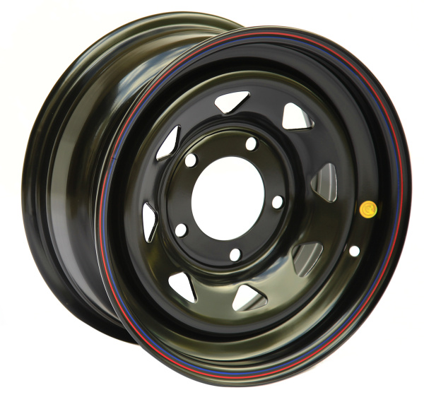 Диск усиленный УАЗ стальной черный 5x139,7 8xR17 d110 ET0 (треугольник мелкий)