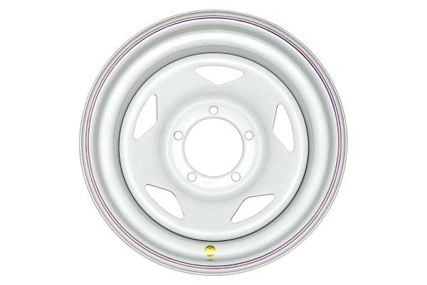 Диск УАЗ крашеный белый 5x139,7 8xR16 d110 (треуг.) Диск УАЗ крашеный белый 5x139,7 8xR16 d110 (треуг.)