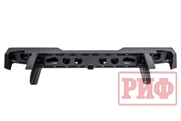 Бампер РИФ задний Nissan NP300 с фаркопом и фонарями (короткий кузов) Бампер РИФ задний Nissan NP300 с фаркопом и фонарями (короткий кузов)