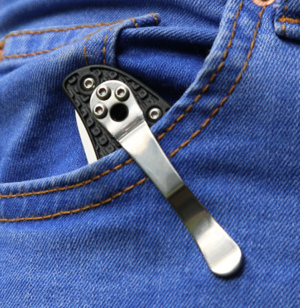 Нож складной "Firebird by Ganzo" с клипсой, длина клинка 75 мм, сталь 440С, черный