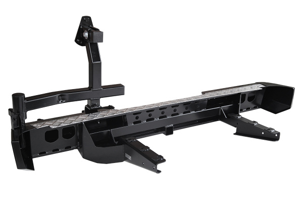 Бампер РИФ задний ГАЗ Соболь с квадратом под фаркоп и калиткой Бампер РИФ задний ГАЗ Соболь с квадратом под фаркоп и калиткой