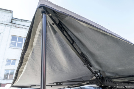 Маркиза автомобильная РИФ веерная, безопорная 2х2,3 м (правая) Маркиза автомобильная РИФ веерная, безопорная 2х2,3 м (правая)