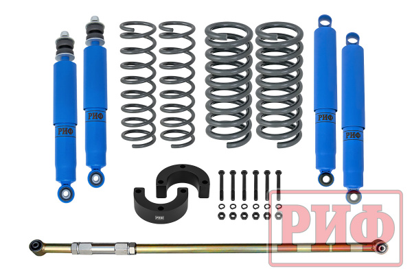 Лифт-комплект РИФ арктический ВАЗ Нива 2121, 21213 лифт 25 мм +0-50 кг