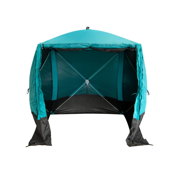 Шатер СЛЕДОПЫТ быстросборный, 2,1х2,1 м, h-2,05 м, S по полу 4,4 кв.м, цв. WATERFALL Шатер СЛЕДОПЫТ быстросборный, 2,1х2,1 м, h-2,05 м, S по полу 4,4 кв.м, цв. WATERFALL