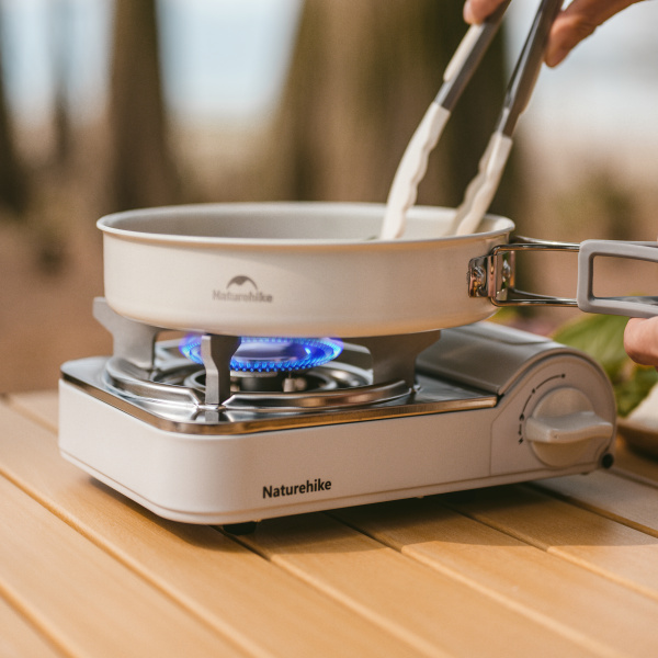 Плита газовая Naturehike 2,2 кВт, темно-белая