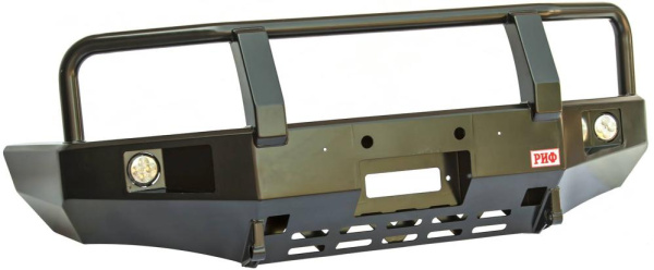 Бампер РИФ передний Mazda B2500 с доп. фарами с кенгурином Бампер РИФ передний Mazda B2500 с доп. фарами с кенгурином