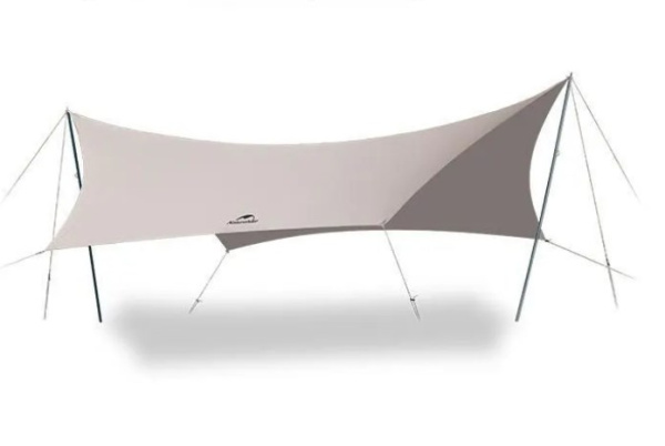 Тент кемпинговый Naturehike Lianyun, алюминиевый каркас, золотистый Тент кемпинговый Naturehike Lianyun, алюминиевый каркас, золотистый