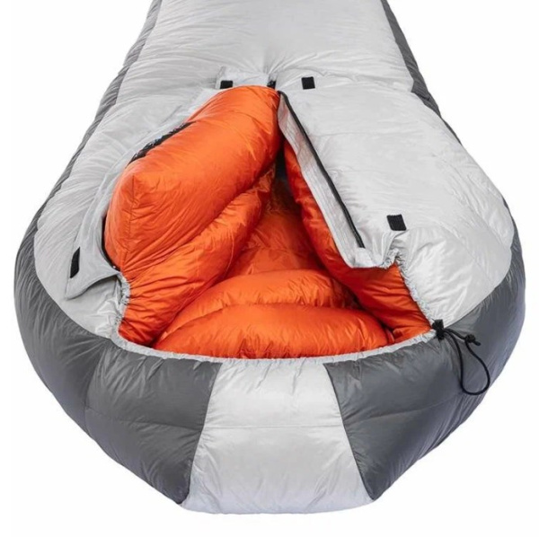 2.Мешок спальный Naturehike Arctic-17  19YD005, 200х75 см, (правый) (ТК: -17°C), серебро