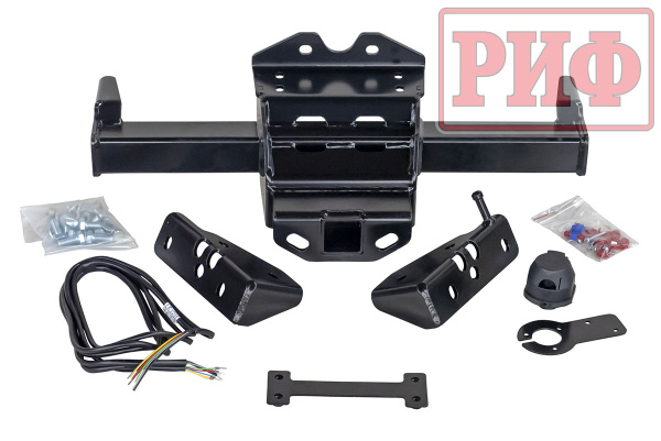 Фаркоп РИФ усиленный для ГАЗ Соболь под штатный бампер (без шара и переходника) Фаркоп РИФ усиленный для ГАЗ Соболь под штатный бампер (без шара и переходника)