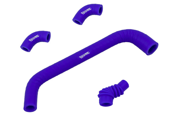 Патрубки регулятора холостого хода дв.ЗМЗ-406 (4 шт) силикон армированный