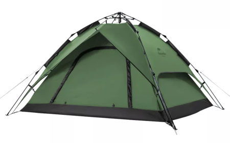 Палатка Naturehike 3-местная, быстросборная, зеленая Палатка Naturehike 3-местная, быстросборная, зеленая
