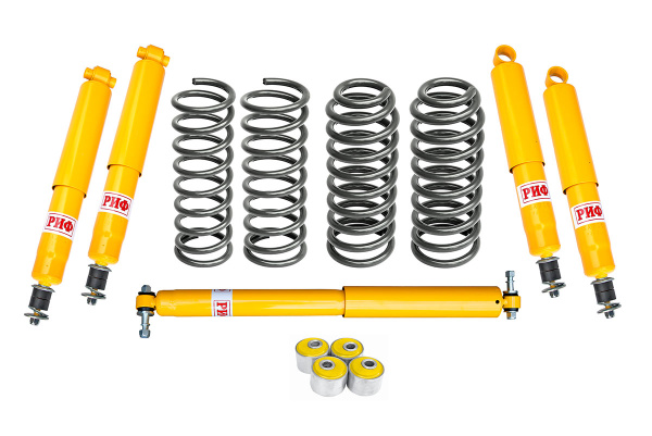 Лифт-комплект РИФ Toyota Land Cruiser 70 (кор. база) (1990-1996) жёсткий, 73/78 (длин. база) средний Лифт-комплект РИФ Toyota Land Cruiser 70 (кор. база) (1990-1996) жёсткий, 73/78 (длин. база) средний