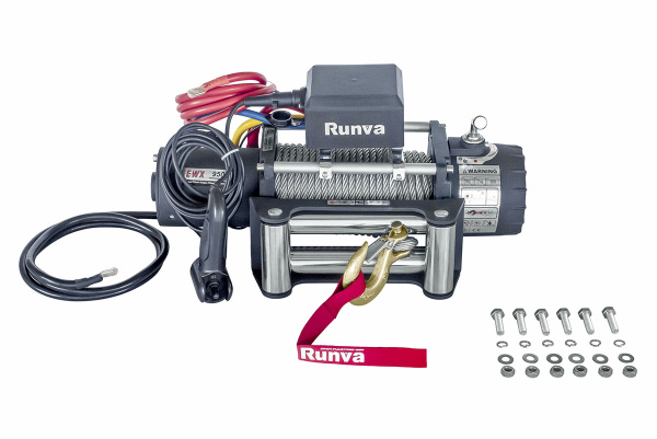 Лебёдка электрическая 12V Runva 9500 lbs 4350 кг Лебёдка электрическая 12V Runva 9500 lbs 4350 кг