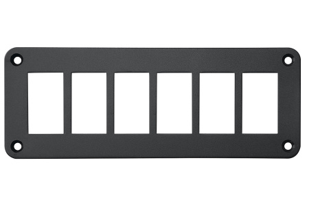 Панель кнопок монтажная шесть отверстий Панель кнопок монтажная шесть отверстий
