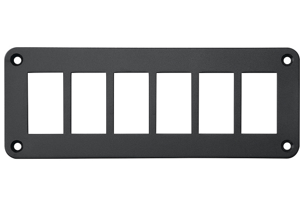 Панель кнопок монтажная шесть отверстий Панель кнопок монтажная шесть отверстий