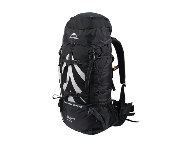 Рюкзак туристический Naturehike 70 л, черный