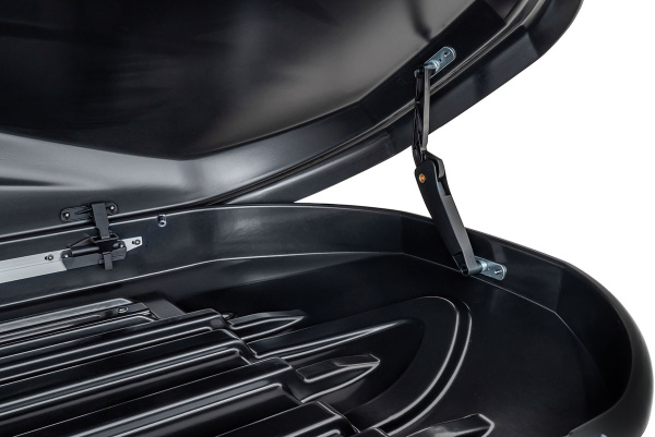 Бокс автомобильный на крышу Pentair PYTHON 400L черный глянец, двусторонний