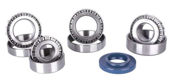 Ремкомплект редуктора моста Спайсер УАЗ полный (4 подшипника+1 сальник) Ремкомплект редуктора моста Спайсер УАЗ полный (4 подшипника+1 сальник)