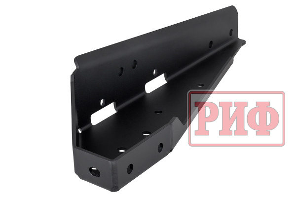 Бампер РИФ силовой задний для ГАЗ Соболь NN 4x4 с фонарями, калиткой, возможностью установки фаркопа, стандарт