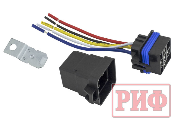 Реле влагозащищенное с колодкой 12В 40А SPDT Реле влагозащищенное с колодкой 12В 40А SPDT