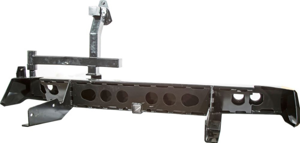 Бампер РИФ силовой задний VW Amarok с квадратом под фаркоп, калиткой и фонарями Бампер РИФ силовой задний VW Amarok с квадратом под фаркоп, калиткой и фонарями