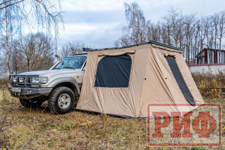 Стенки к автомобильной маркизе РИФ 2.5Х2.5 м Black Out
