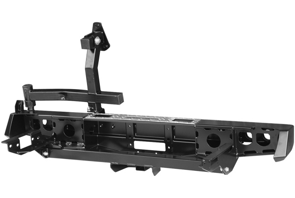 Бампер РИФ задний Toyota Hilux 2005-2014 с площ. под лебёдку, квад. под фаркоп, калиткой и фонарями Бампер РИФ задний Toyota Hilux 2005-2014 с площ. под лебёдку, квад. под фаркоп, калиткой и фонарями