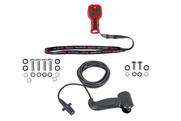 Лебёдка электрическая двухскоростная 12V Runva 10000 lbs 4500 кг Лебёдка электрическая двухскоростная 12V Runva 10000 lbs 4500 кг