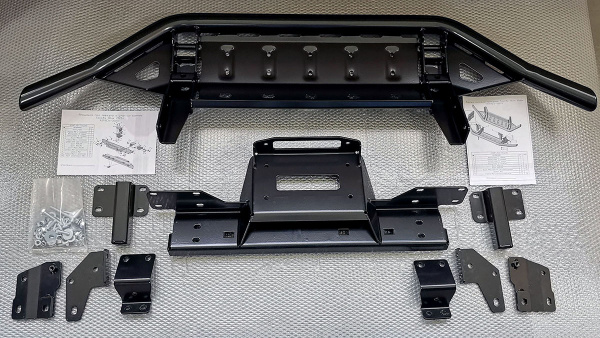 Бампер РИФ силовой передний Toyota Hilux 2020+ (устанававливается только с площадками RIFREV-30000/RIFREV-30001)