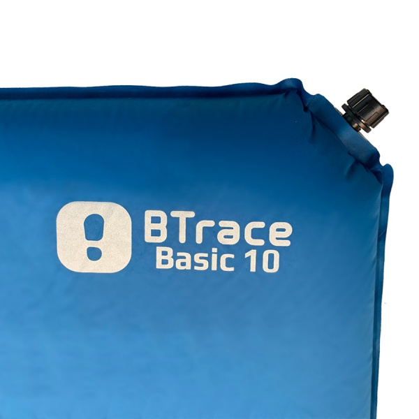 Коврик самонадувающийся BTrace Basic 10,198х63х10 см (Синий) Коврик самонадувающийся BTrace Basic 10,198х63х10 см (Синий)
