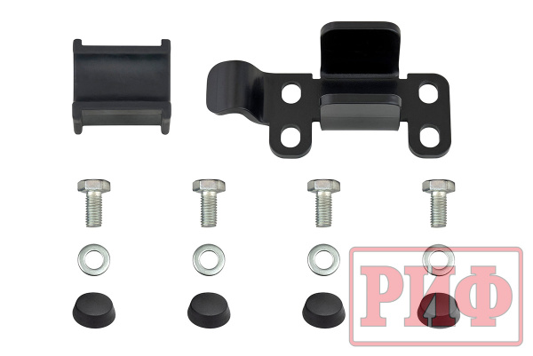 Бампер РИФ силовой задний TANK 300 с квадратом под фаркоп, калиткой и фонарями