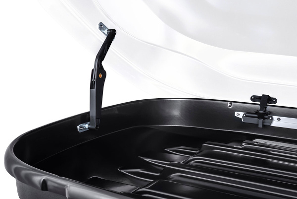 Бокс автомобильный на крышу Pentair COBRA 390L белый глянец, двусторонний