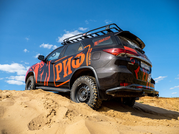 Багажник экспедиционный (корзина) РИФ 1200х2100 мм для Toyota Fortuner 2015+