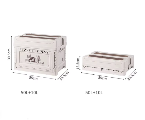 3 Ящик туристический Naturehike 50+10 л, трансформер, со столешницей, бежевый 3 Ящик туристический Naturehike 50+10 л, трансформер, со столешницей, бежевый