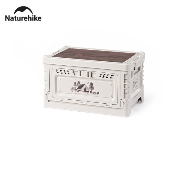 Ящик туристический Naturehike 25 л, трансформер, со столешницей, бежевый