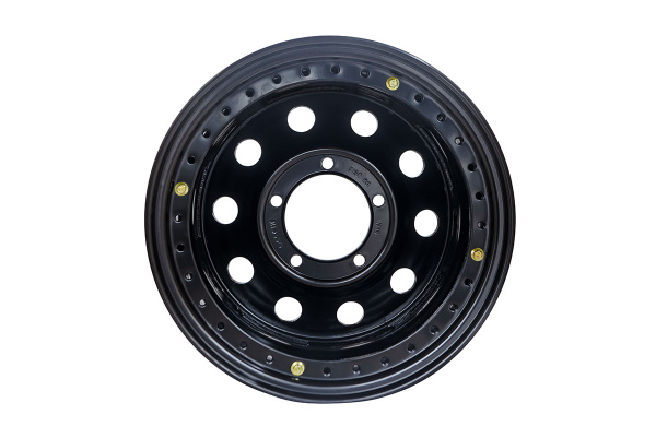 Диск усиленный УАЗ стальной черный 5x139,7 8xR16 d110 ET-19 с двойным бедлоком (красный) Диск усиленный УАЗ стальной черный 5x139,7 8xR16 d110 ET-19 с двойным бедлоком (красный)