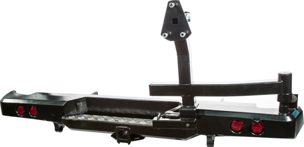 Бампер РИФ задний VW Amarok с фаркопом калиткой и фонарями Бампер РИФ задний VW Amarok с фаркопом калиткой и фонарями